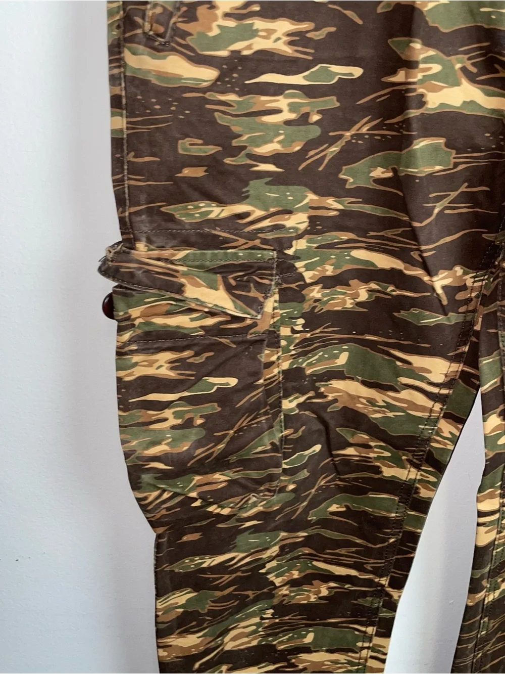 Ecko Unlimited Tigerstripe Camo Cargo Pants - Green/Brown/Tan